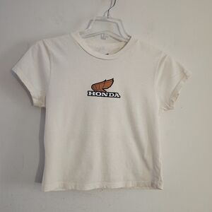 Honda Special Edition licensed graphic cropped T-shirt, Size M